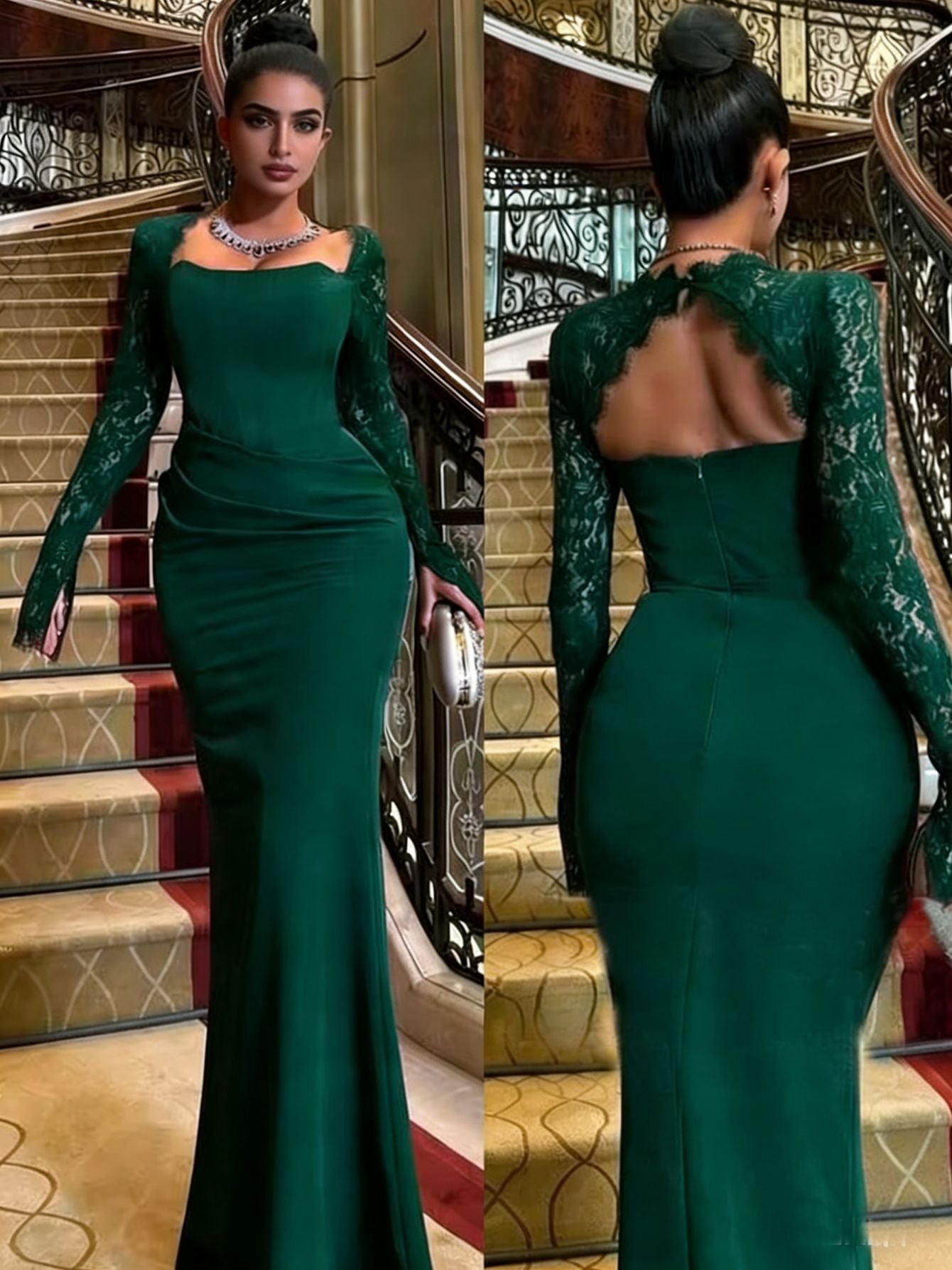 blackish green
