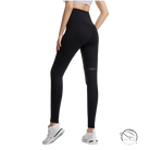 Army green energy flex leggings with black mesh thigh panel for fitness yoga